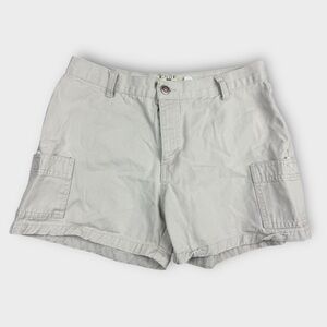 E.N.U.F. Jeans Wear Women’s Size 9 Cargo Shorts Khaki Beige Utility 90s Y2K USA
